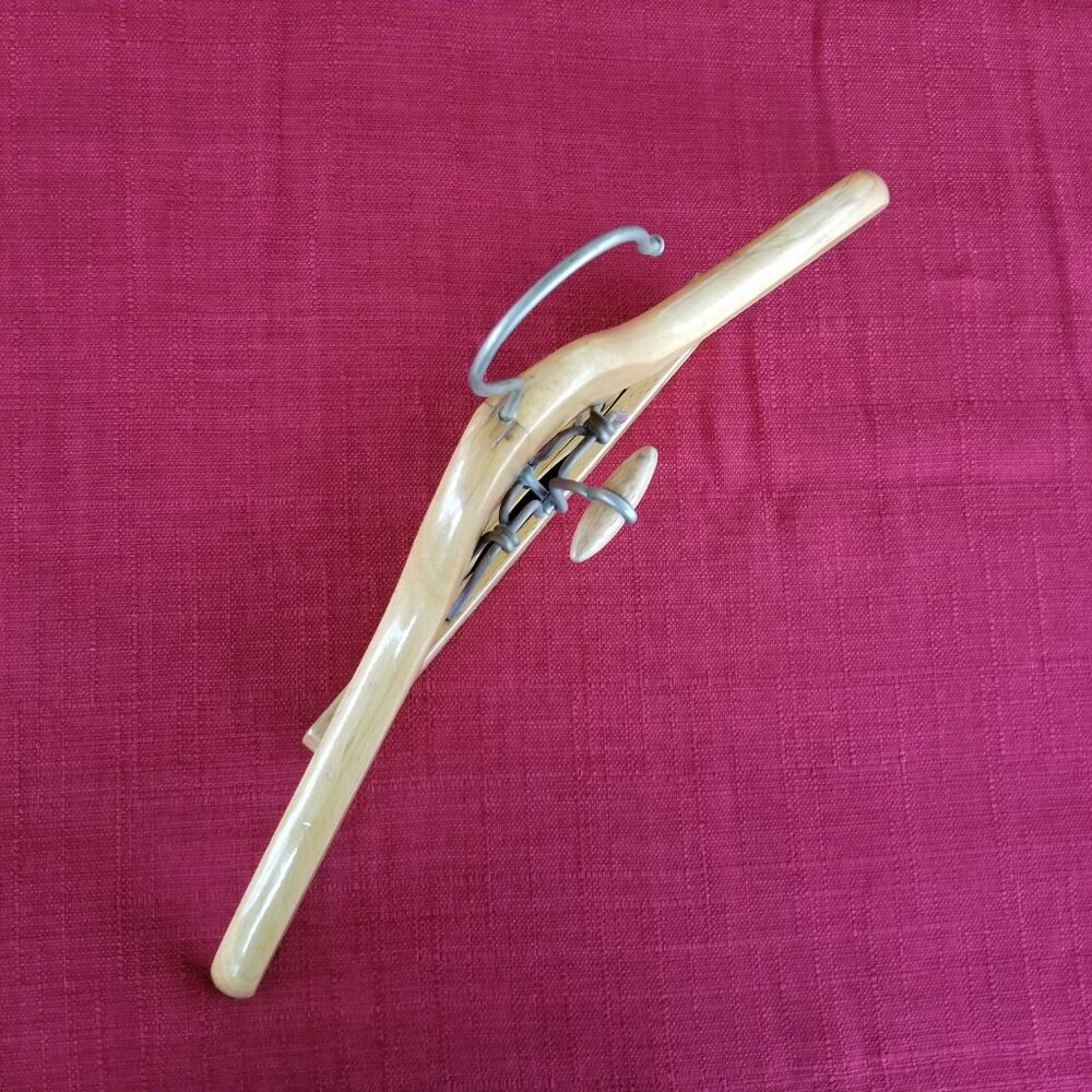 Vintage Regent 18” Solid Wood Heavy Duty Suit Hanger - Picture 6 of 14